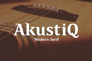 Akustiq: Bold Serif for Modern Campaigns