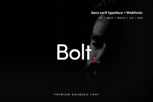 Bolt Rounded Font for Creative Projects