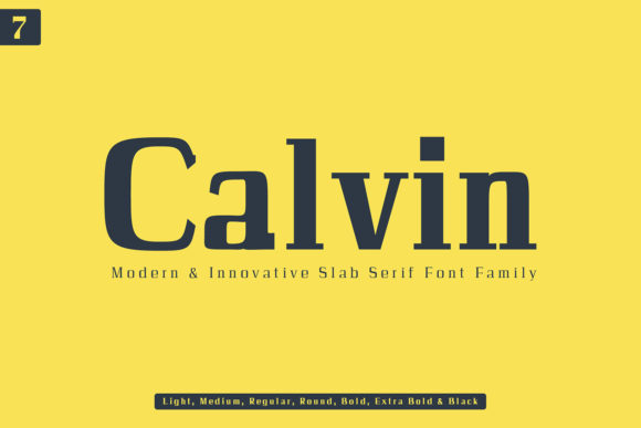 Calvin Slab: A Bold Font for Digital Marketing