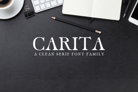 Carita Family: A Serif Font for Clear Campaigns