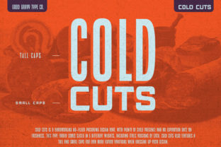 Cold Cuts Font: Modern Typography for Crafters