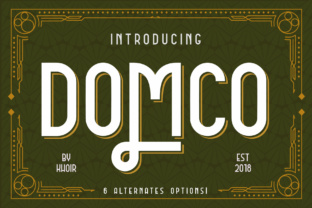 Domco: A Modern Typeface for Elegant Design