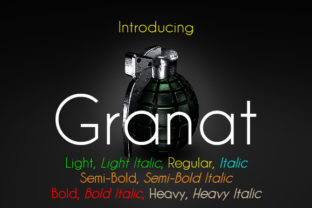 Granat Family Font for Web Design