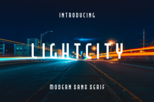 Light City Font for Modern Design