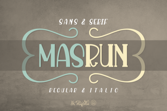 Masrun: A Modern Sans Serif for Campaigns