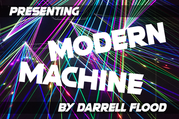 Modern Machine Font for Web Design