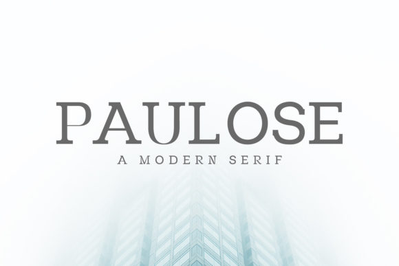 Paulose Family Font for Creative Projects