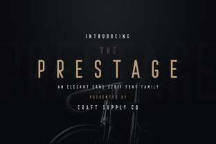 Prestage: A Bold Font for Digital Campaigns