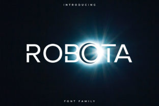 Robota: A Futuristic Sans Serif for Modern Brand Identity
