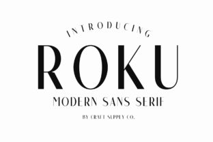 Roku Family Font for Business
