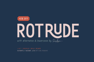Rotrude Family: A Font for Business Growth