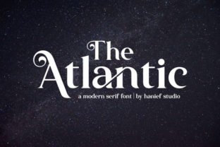 The Atlantic Serif Font for Polished Brand Visuals