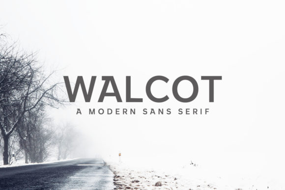 Walcot Family: Modern Sans Serif for Crafters